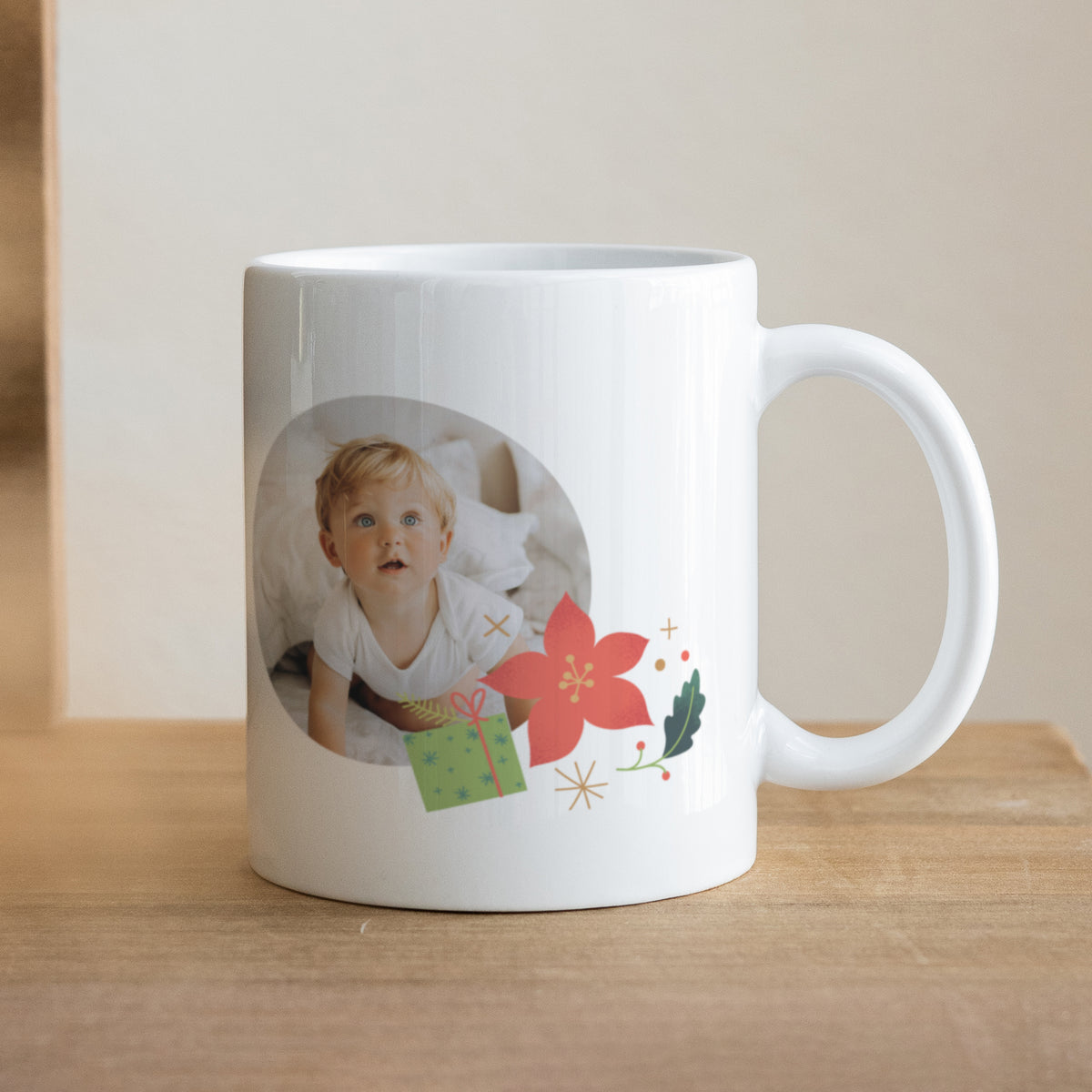 Tasse Weihnachten Weiß Verzauberter Wirbelwind foto