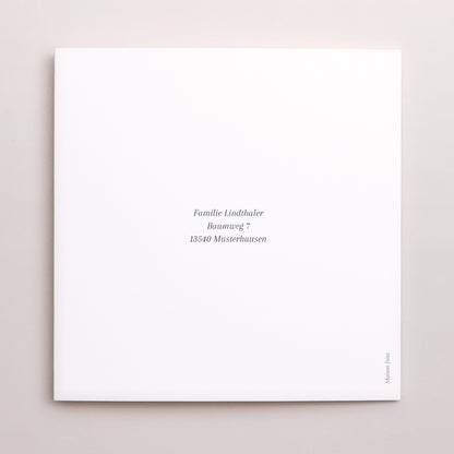 Weihnachtskarte Weihnachten Doppelflügiges Quadrat Multiphotos rot foto N° 3