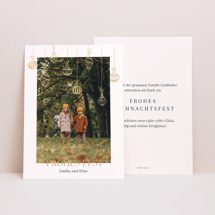 Weihnachtskarte Weihnachten foto