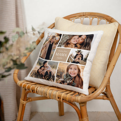 Kissen Objekte Natürliche Beige Multiphotos kraft