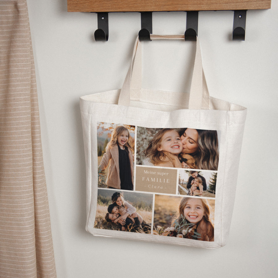 Tote bag Objekte Tragehenkel Multiphotos kraft foto