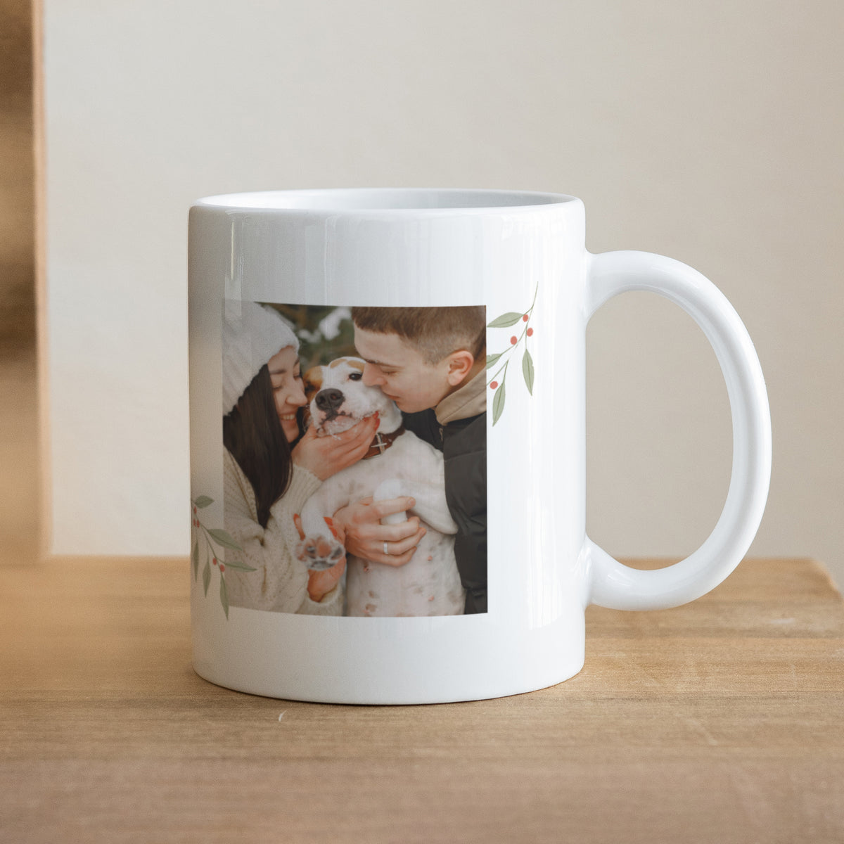 Tasse Weihnachten Weiß Brin d'amour foto