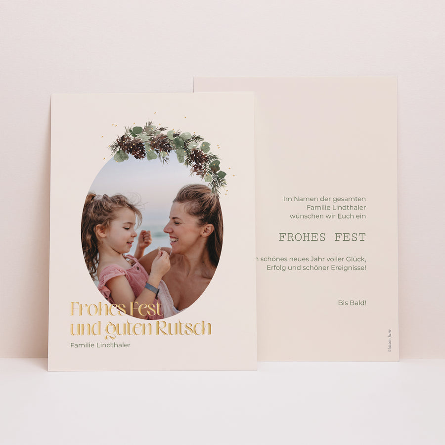 Weihnachtskarte Weihnachten foto