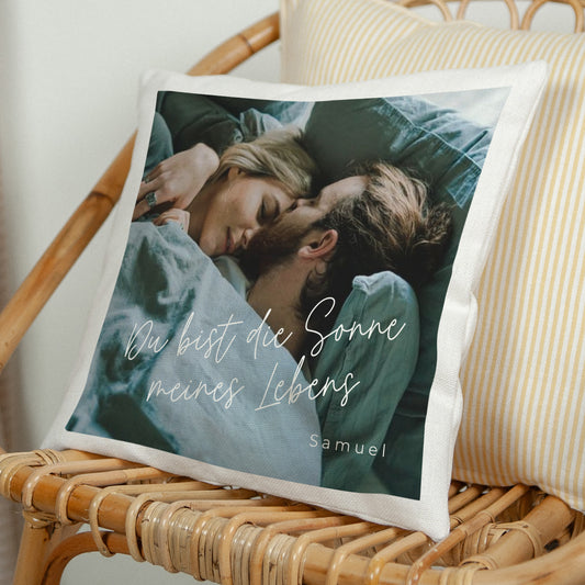 Kissen Objekte Natürliche Beige PS I love you foto