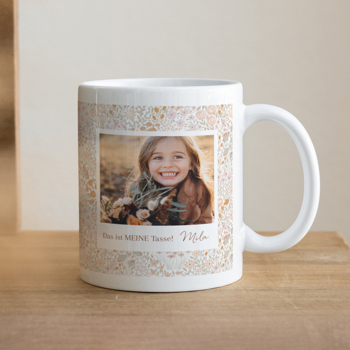 Tasse Objekte Weiß Liberty rose foto