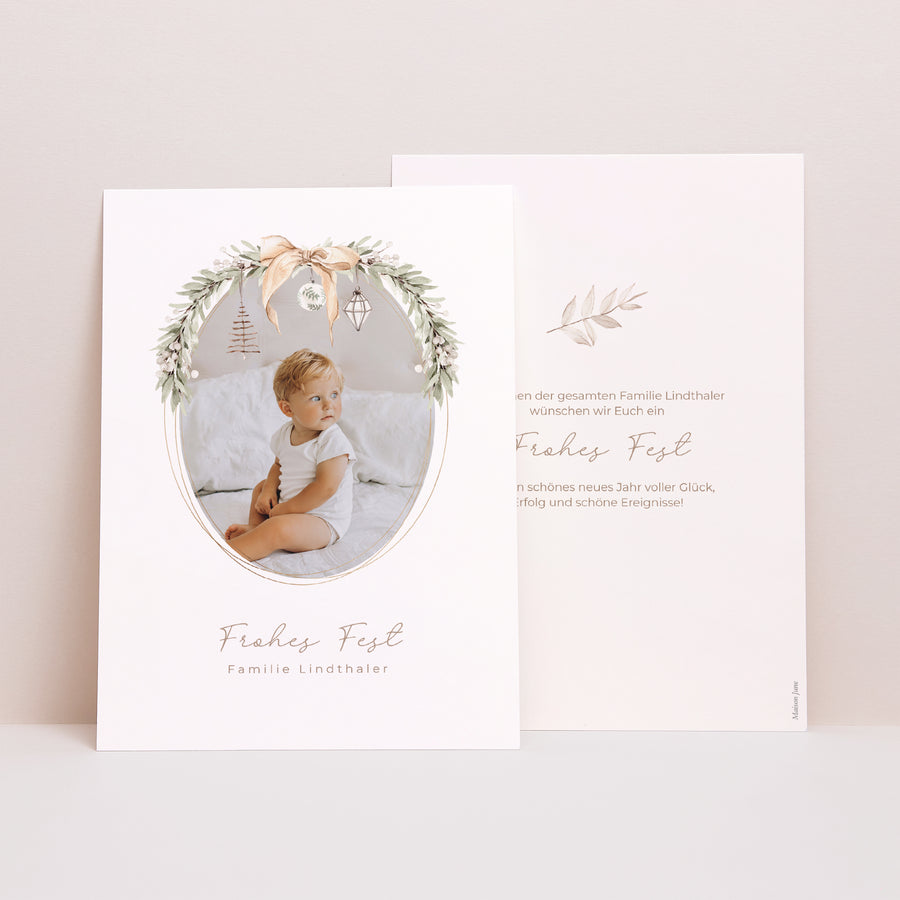 Weihnachtskarte Weihnachten foto