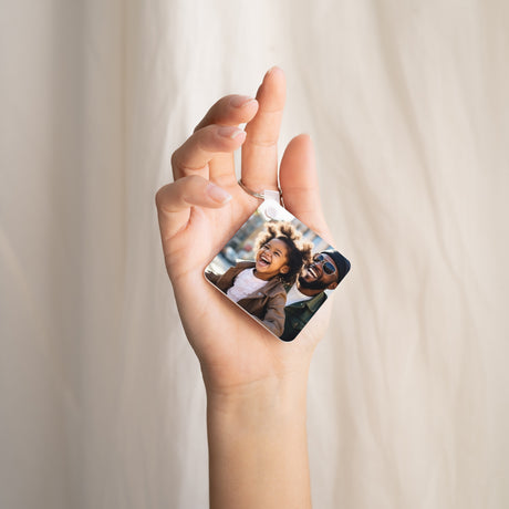 Schlüsselanhänger Objekte Quadrat Daddy Love