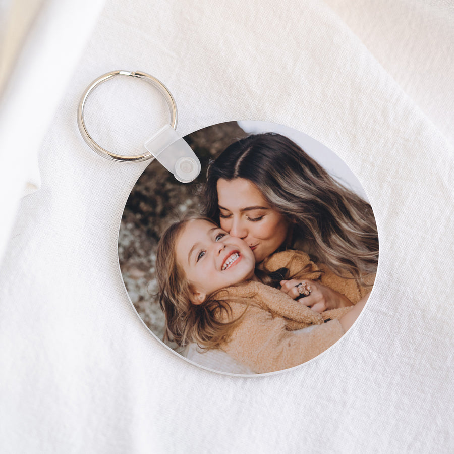Schlüsselanhänger Objekte Rund Mama love foto