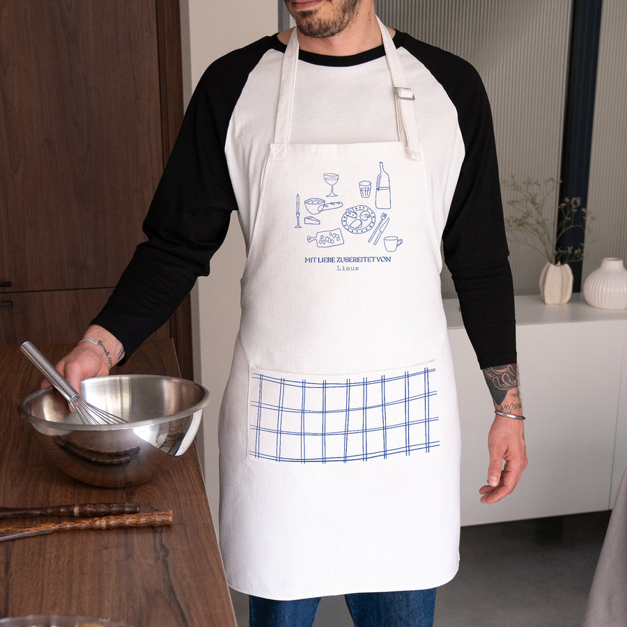 Schürze Objekte Natürliches Beige Ein französisches Abendessen foto