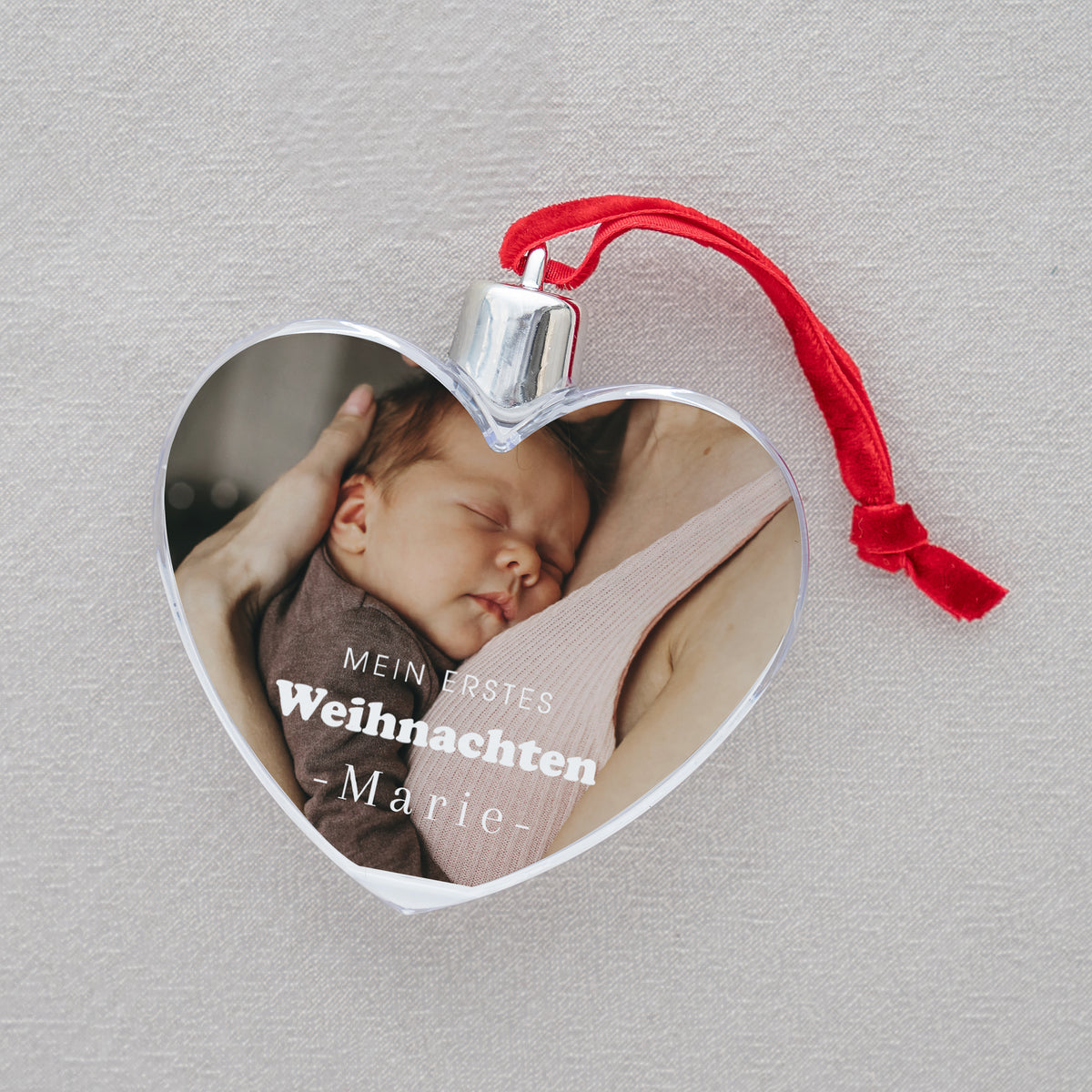 Weihnachtskugel Weihnachten Herz mein erstes Weihnachten foto N° 2