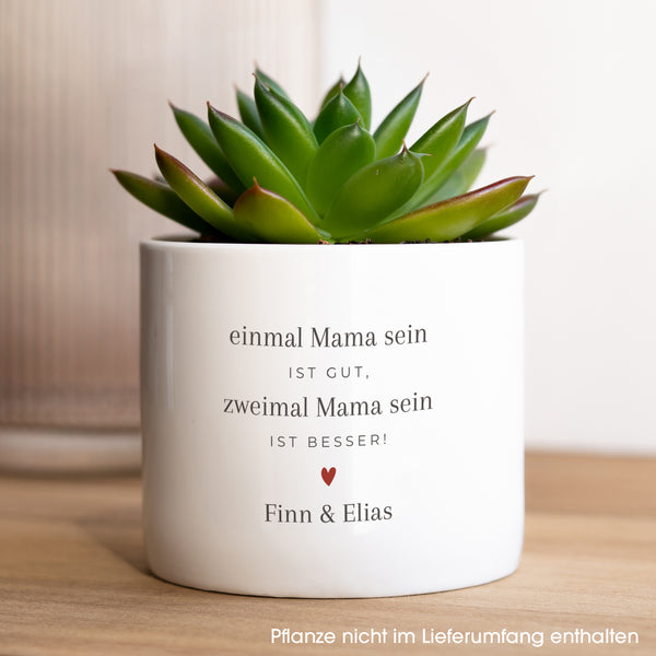 Blumentopf Objekte 48 cl Mama zweimal! foto
