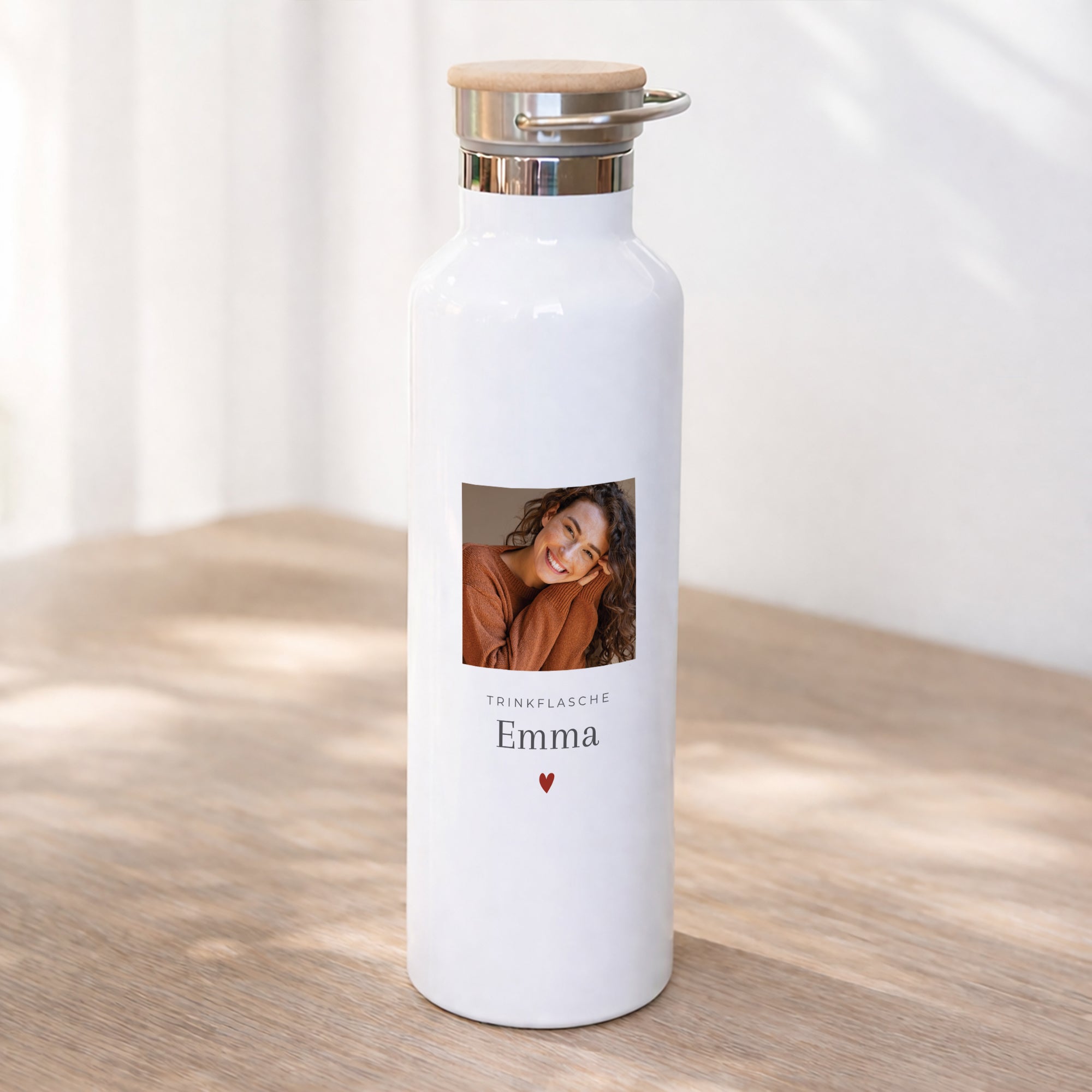 Trinkflasche Objekte 75 cl Typo Herz foto N° 1