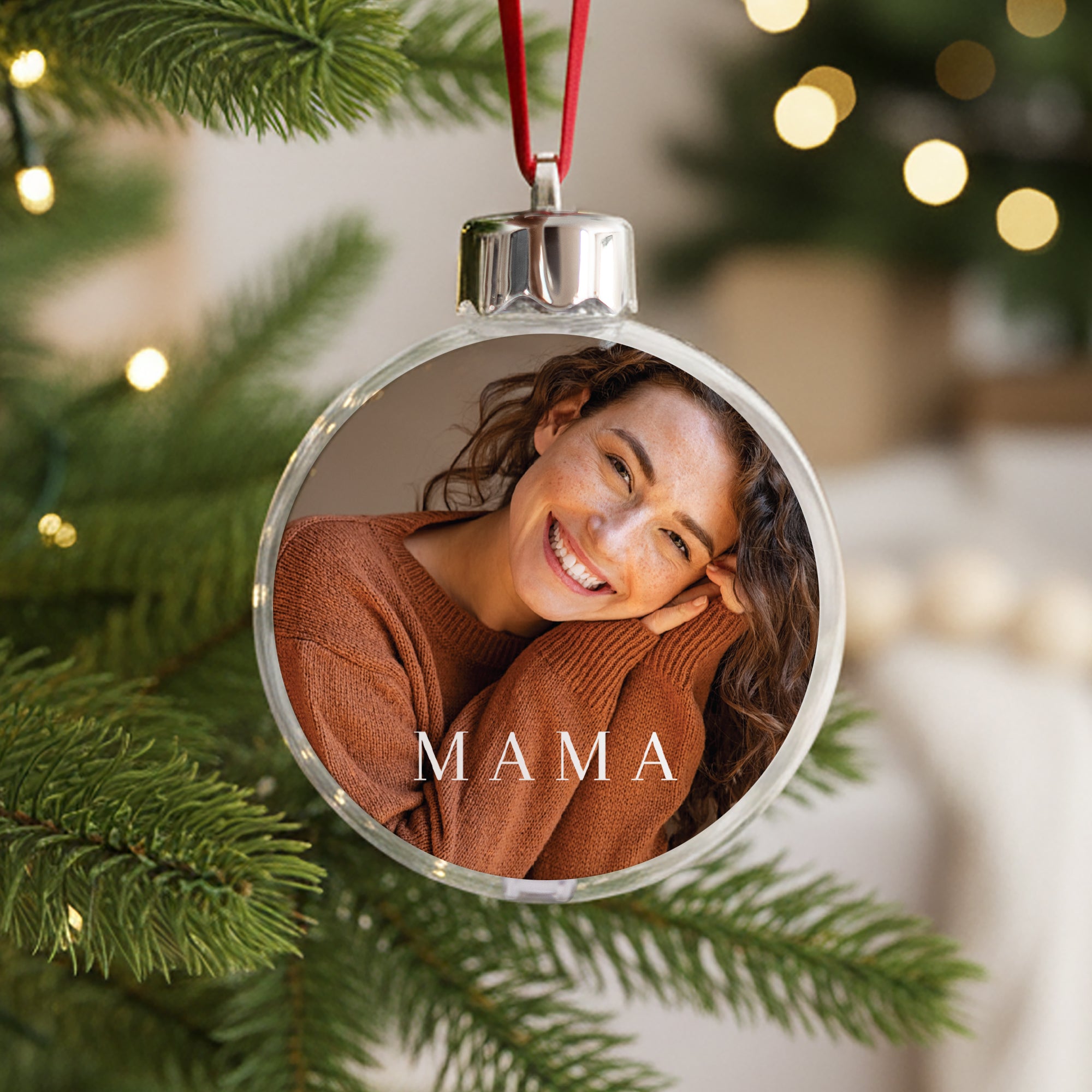 Weihnachtskugel Weihnachten Runde Mama foto N° 1