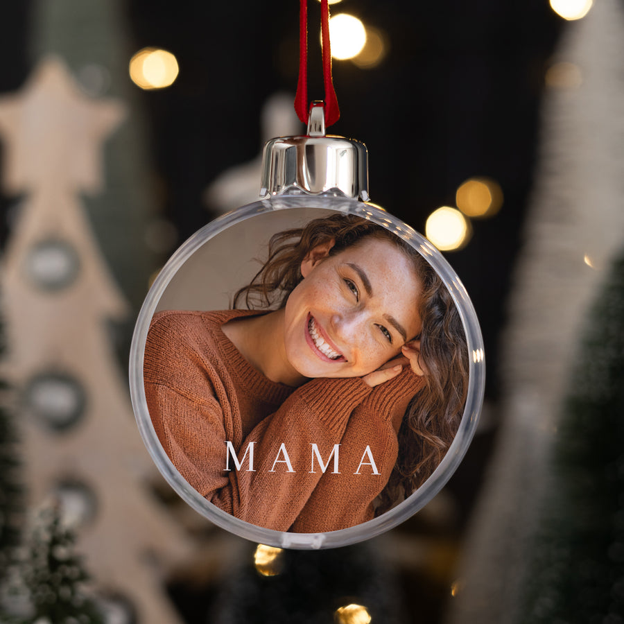 Weihnachtskugel Weihnachten Runde Mama foto