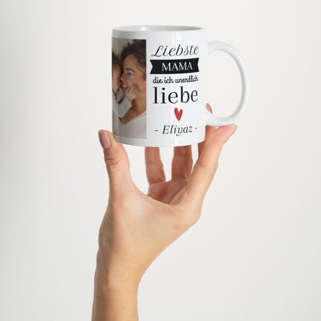 Tasse Weihnachten Weiß Mama