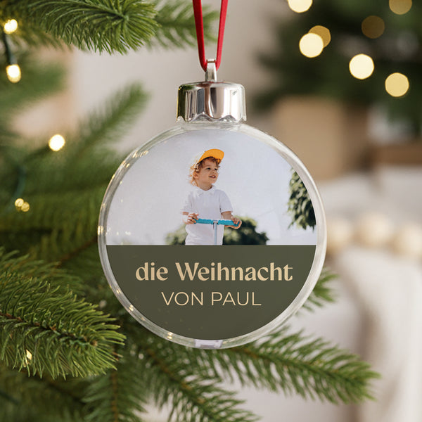 Weihnachtskugel Weihnachten Runde foto