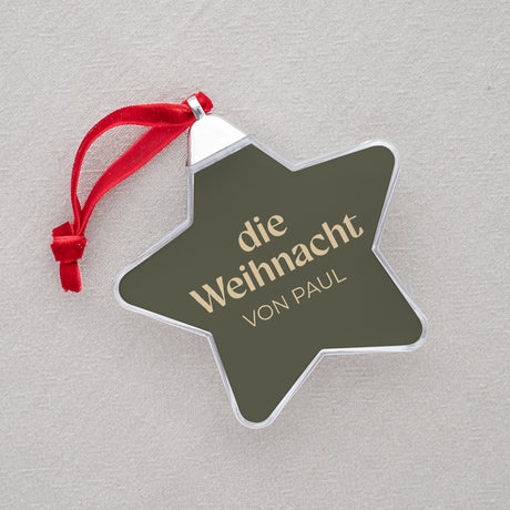 Weihnachtskugel Weihnachten Stern