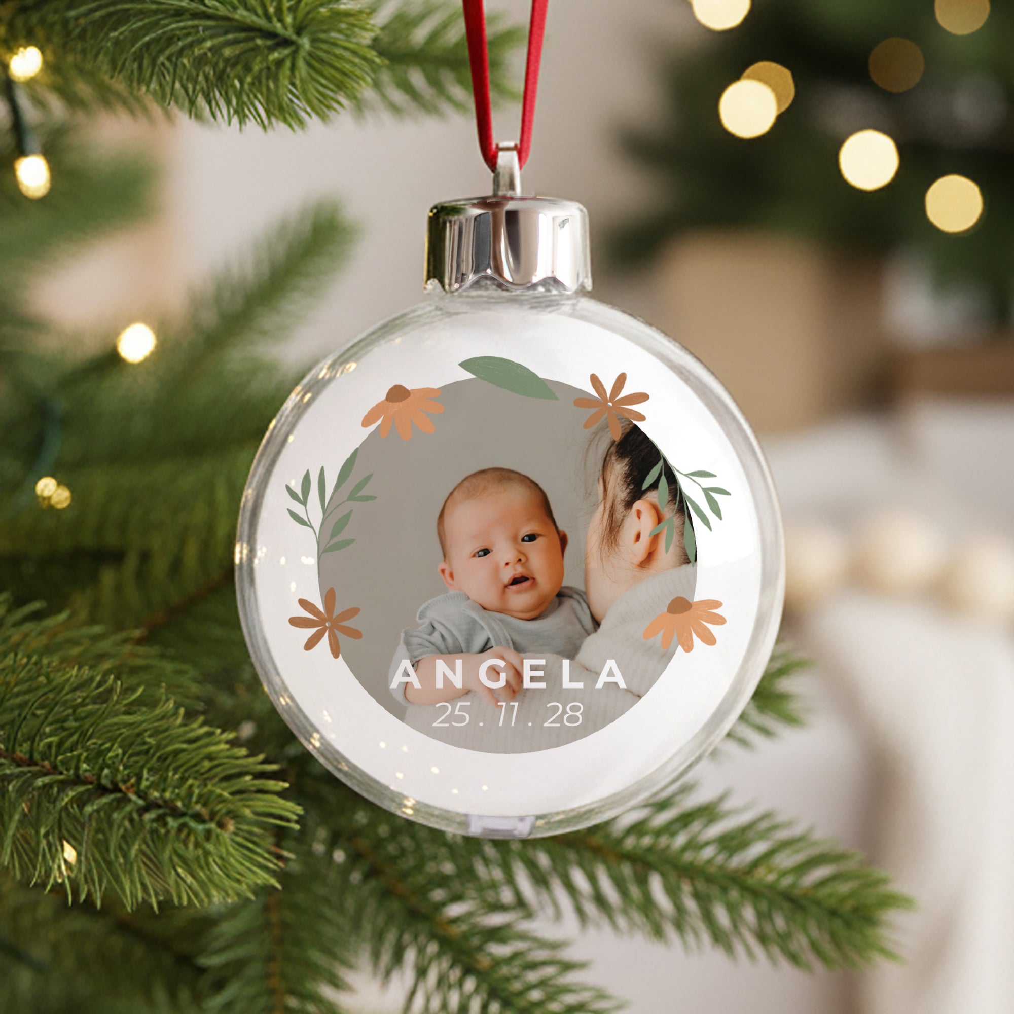 Weihnachtskugel Weihnachten Runde Kleiner Schatz foto N° 1