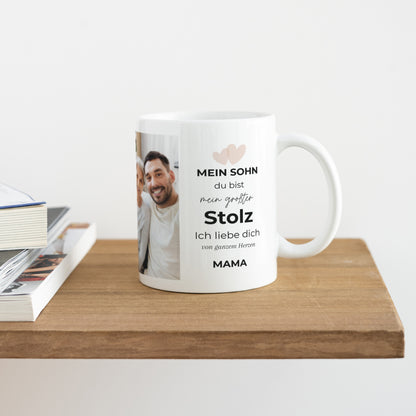 Tasse Objekte Weiß Mein geliebter Sohn foto N° 4