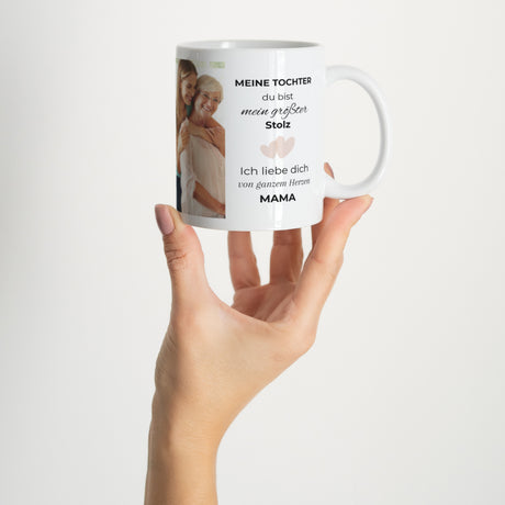 Tasse Objekte Weiß Meine geliebte Tochter