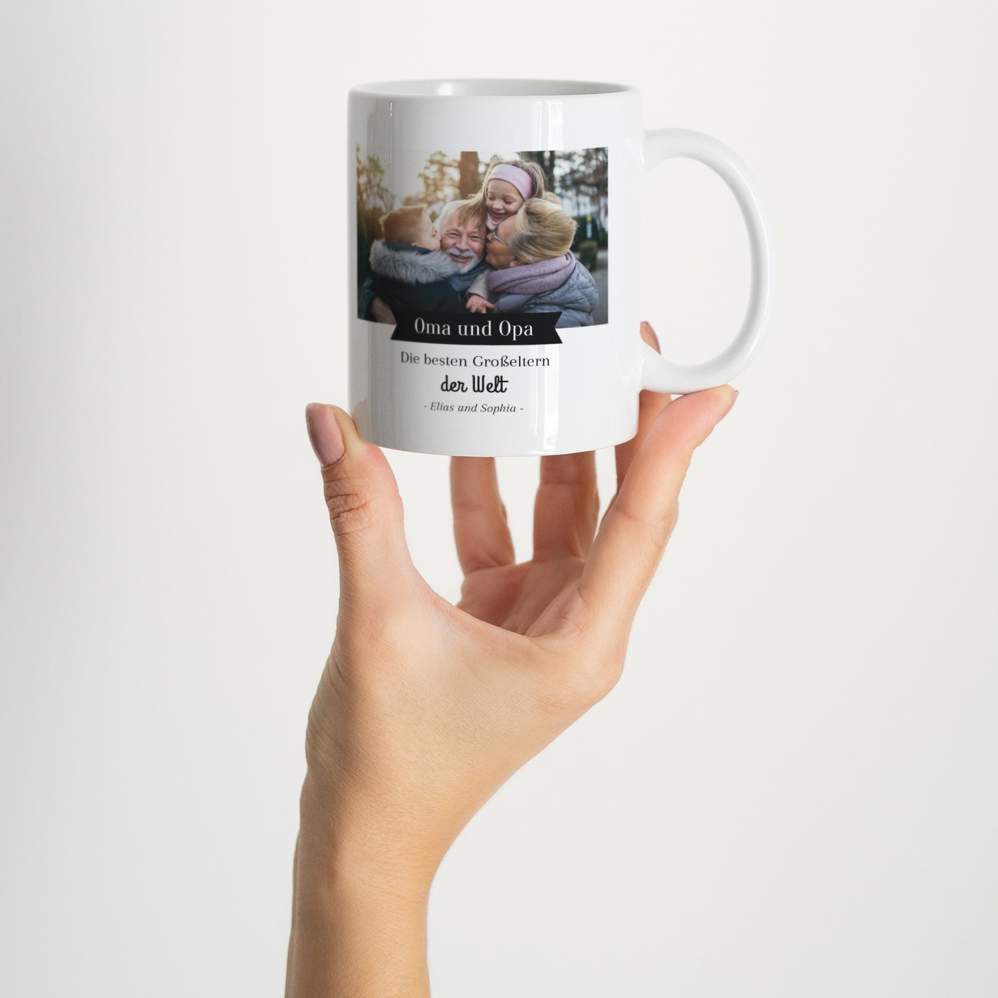 Tasse Objekte Weiß Die besten Oma und Opa foto N° 2