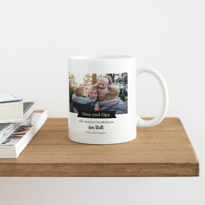 Tasse Objekte Weiß Die besten Oma und Opa foto N° 4