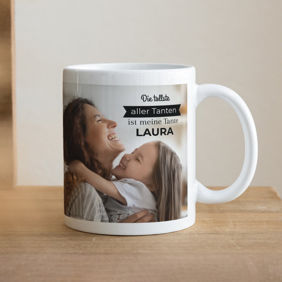 Tasse Objekte Weiß Tata chérie foto