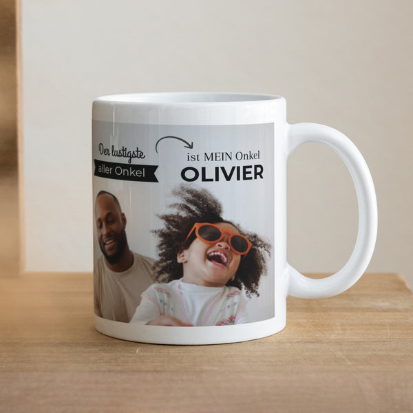 Tasse Objekte Weiß Geliebter Onkel foto