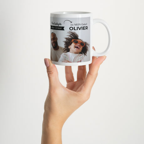 Tasse Objekte Weiß Geliebter Onkel