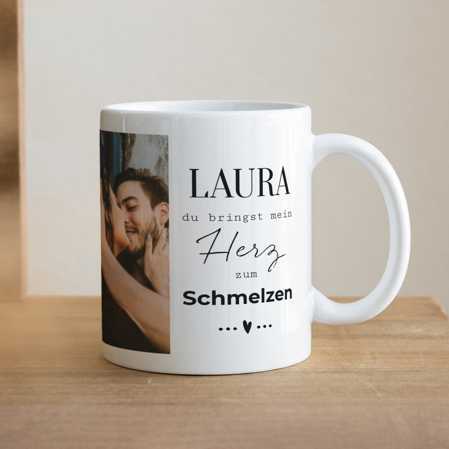 Tasse Objekte Weiß du bringst mich zum Schmelzen foto
