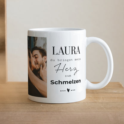 Tasse Objekte Weiß du bringst mich zum Schmelzen foto N° 1