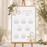 Sitzplan Hochzeit Porträt Pop-Blumen foto N° 1