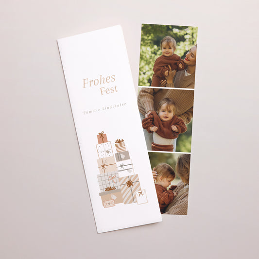 Weihnachtskarte Weihnachten Fotoautomaten Lesezeichen foto