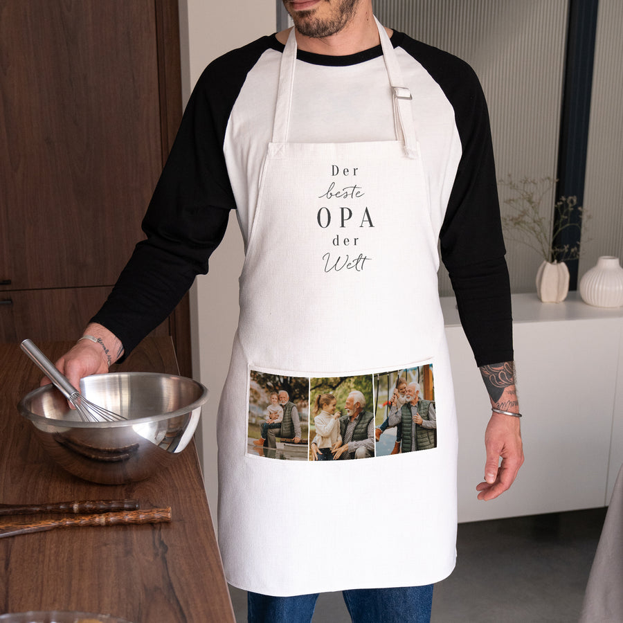 Schürze Objekte Natürliches Beige Opa Henne foto