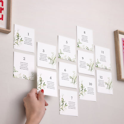 Sitzplan Hochzeit Pack von 12 Seralin foto N° 2