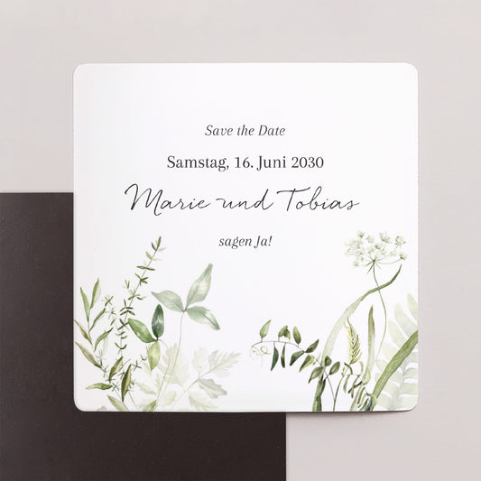Save the date Karte Hochzeit Satz von 9, magnetisch. Seralin foto