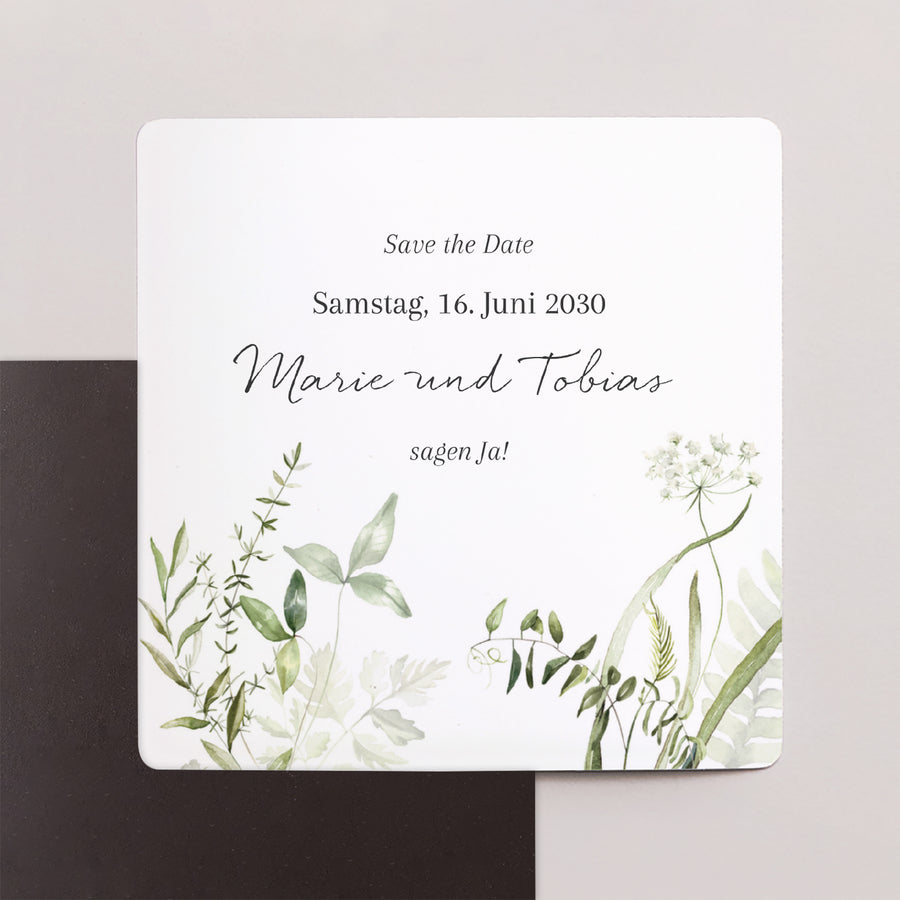 Save the date Karte Hochzeit Satz von 9, magnetisch. Seralin foto