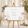 Begrüßungstafel Hochzeit Landschaft 90 x 60 cm Kamelie foto N° 1