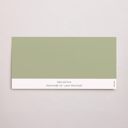 Hochzeitseinladung Rechteckige Tasche, 2 Karten Romantischer Zweig III foto N° 4