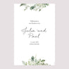 Begrüßungstafel Hochzeit Porträt 60 x 90 cm Natürlich Romantisch foto N° 2