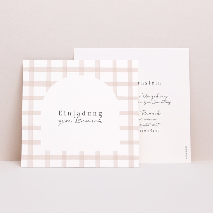 Beilegekarte Hochzeit Quadrat foto
