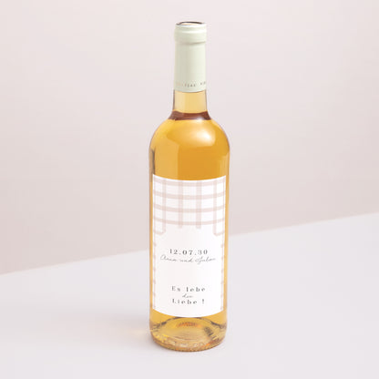 Flaschenetikett Hochzeit Porträt foto N° 1