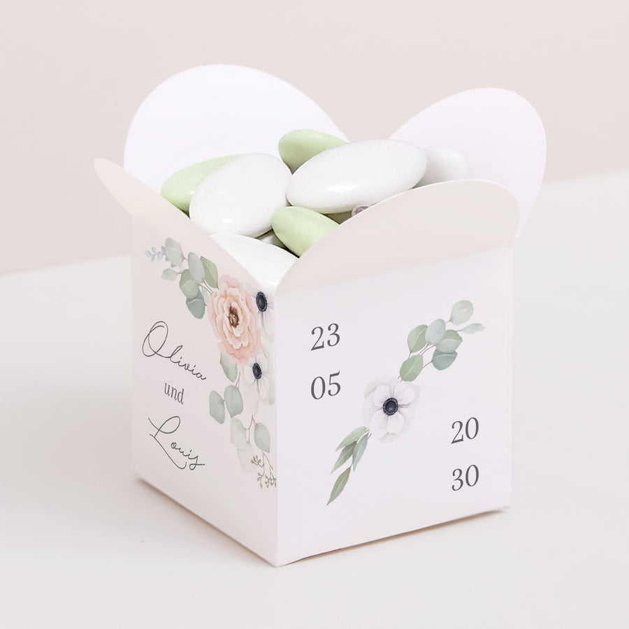 Geschenkbox Hochzeit Schmetterlingsöffnung foto