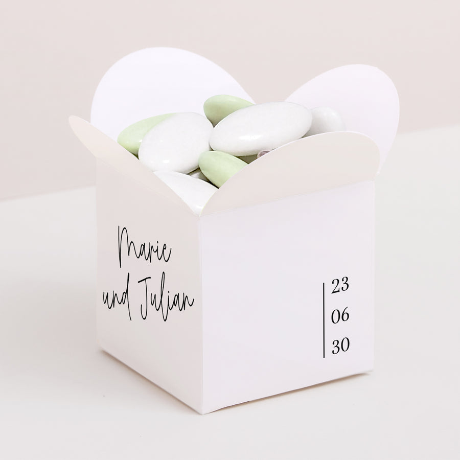 Geschenkbox Hochzeit Schmetterlingsöffnung Pacôme foto