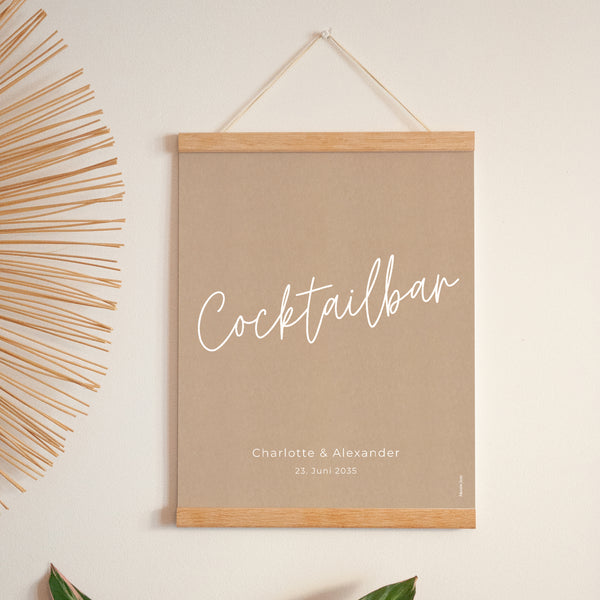 Poster Hochzeit Porträt 30 x 40 cm Für Immer foto