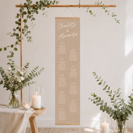 Sitzplan Hochzeit Holzstütze Für Immer