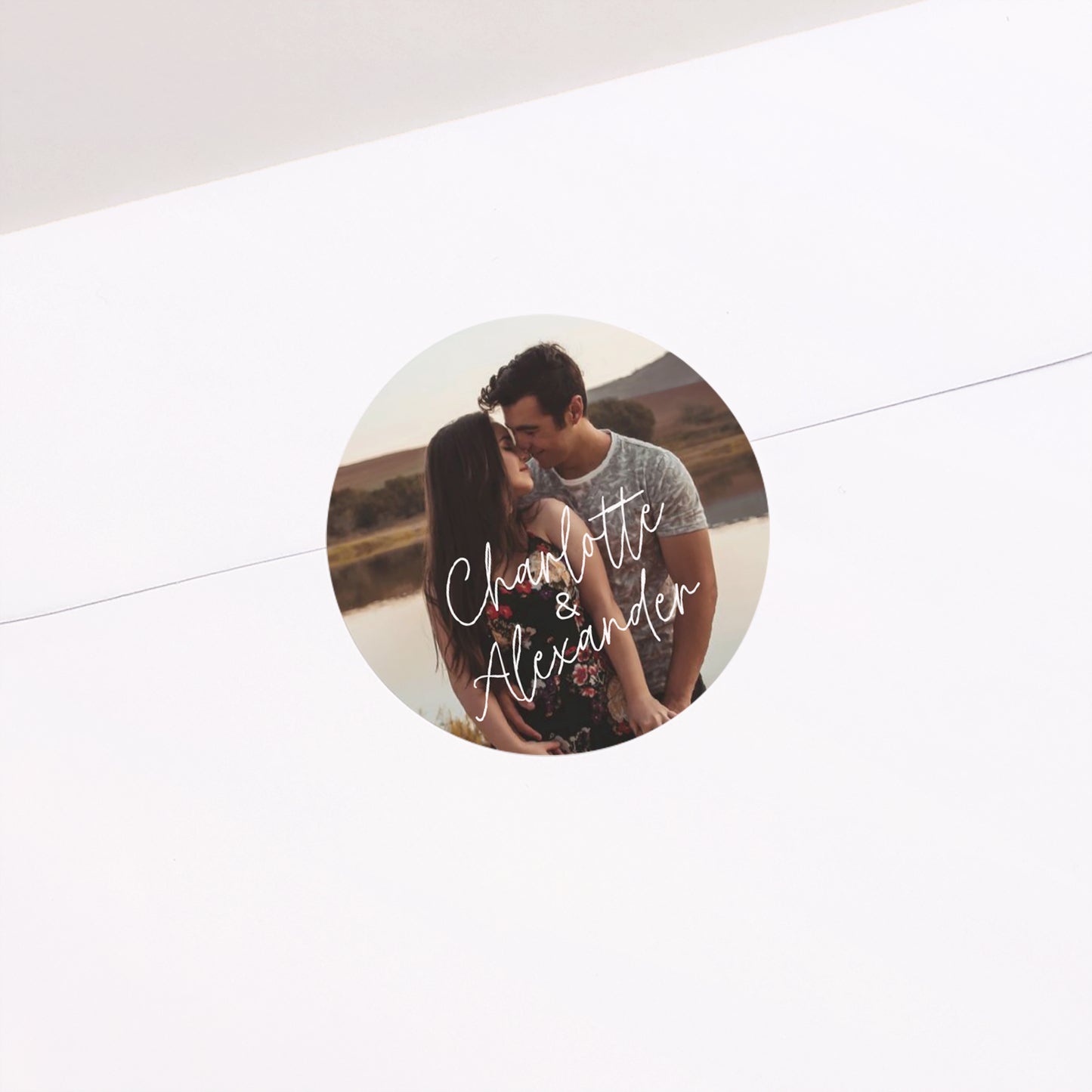 Sticker Hochzeit Rund für immer foto N° 1
