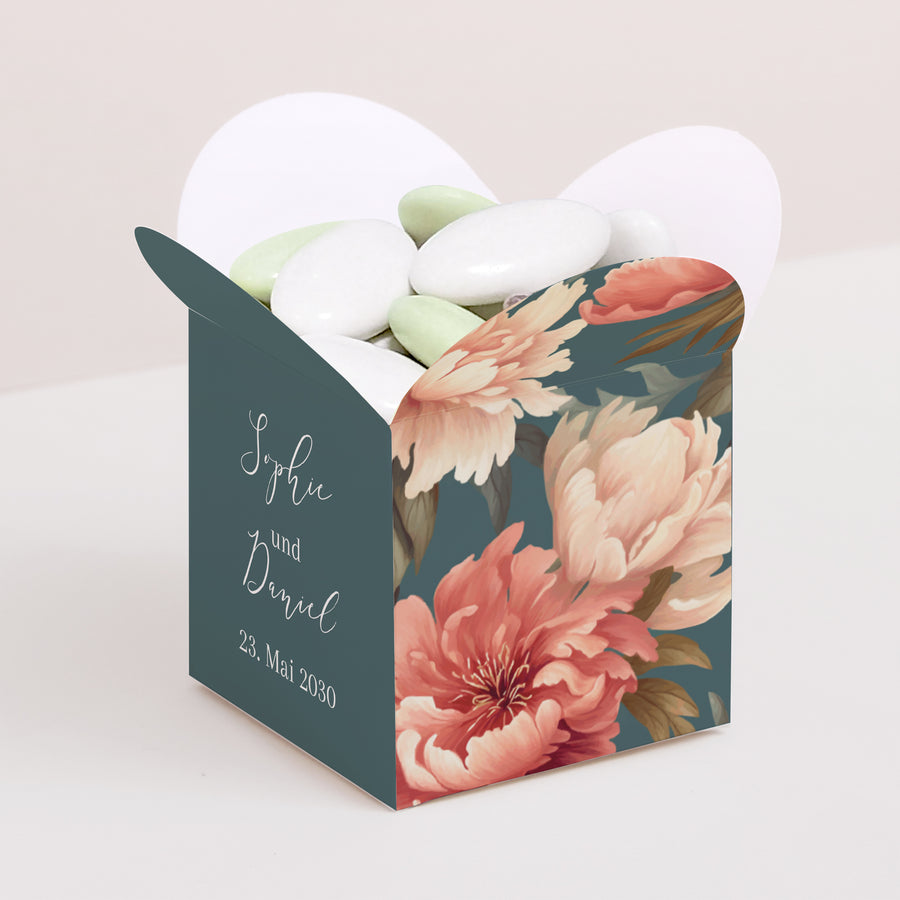 Geschenkbox Hochzeit Schmetterlingsöffnung foto