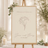 Begrüßungstafel Hochzeit Porträt 60 x 90 cm Brin bohème foto N° 1