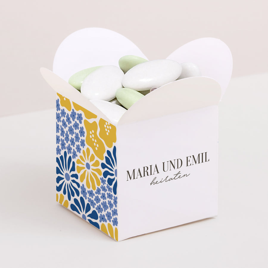 Geschenkbox Hochzeit Schmetterlingsöffnung foto